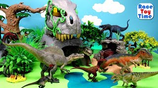 Fun Dinosaurs Toys For Kids  Lets Learn Dino Names [upl. by Sager]