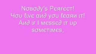 Hannah Montana  Nobodys Perfect Lyrics [upl. by Verney731]