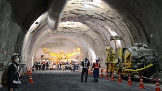 リニア中央新幹線のトンネル、岐阜で初公開 ＪＲ東海 [upl. by Tempa154]