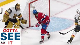 GOTTA SEE IT MarcAndré Fleury coughs up the lead to Josh Anderson late in the third [upl. by Adnoryt]