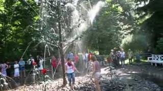 Amusement fountains Peterhof St Petersburg Russia Шутихи Петергоф [upl. by Emarie]