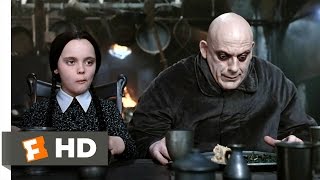 The Addams Family 310 Movie CLIP  Dinner Conversation 1991 HD [upl. by Yelyah]