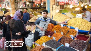 Tehran The Grand Bazaar amp Bustling Street Food [upl. by Dorita]