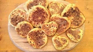 Homemade Crumpets Recipe  MYVIRGINKITCHEN [upl. by Hekker]