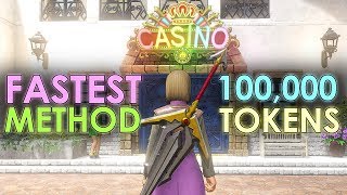 Dragon Quest XI How To Gain 100000 Token Fast In Casino Easiest Method [upl. by Niriam757]