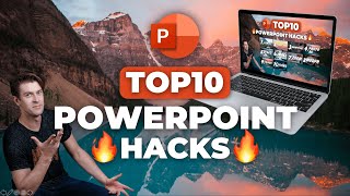 10 PowerPoint HACKS for 🔥Awesome Slides🔥 [upl. by Ylrevaw]