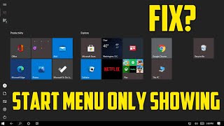 How To Fix Desktop Not Showing In Windows 10 PC or Laptops  Start Menu Only Showing [upl. by Egief]