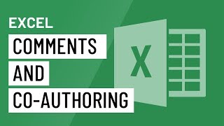 Excel Comments and Coauthoring [upl. by Eat304]