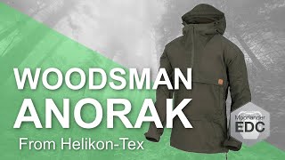 Woodsman Anorak HelikonTex  outdoors jacket [upl. by Arlina497]