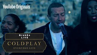 Coldplay  BrokEn Live in Jordan [upl. by Idnahr]