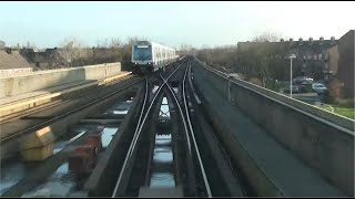 Cab ride metro Rotterdam Spijkenisse De AkkersCapelle ad IJssel De Terp 20111225 10x versneld [upl. by Peatroy]