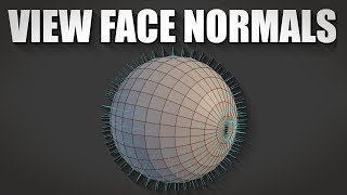 Blender 28 How to view face normals [upl. by Eoj]