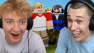 Tommy Jack amp Tubbo Play ROBLOX [upl. by Quenby]