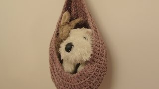 VERY EASY crochet hanging basket  storage basket tutorial [upl. by Ahsenit]