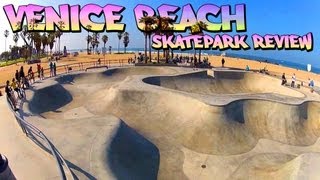 Skatepark Review Venice Beach Skatepark  Venice California [upl. by Pheni]