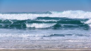 Breaking Waves  1 Hour of Beautiful Pacific Ocean Waves in HD [upl. by Sedlik293]