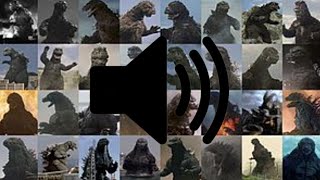 Every Godzilla Roar Combined [upl. by Oirram131]