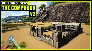 HOW TO BUILD A COMPOUND BASE V2 PVE  ARK SURVIVAL [upl. by Notgnihsaw]