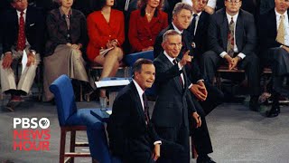 Bush Clinton Perot The second 1992 presidential debate [upl. by Ardnassac403]