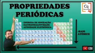 Tabela  Propriedades periódicas [upl. by Mungam]