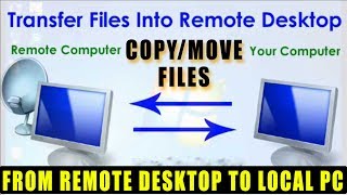 How To CopyMove Files From Remote Desktop RDP To Host PC Or Local PC 🔥🔥 [upl. by Marpet889]