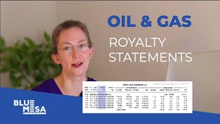 Oil and Gas Royalty Statements [upl. by Nosylla]