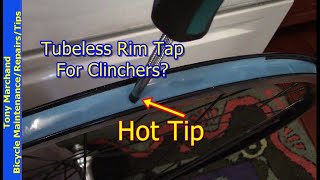 Tubeless Tire Rim Tape for Clincher Rims Tips amp Tricks to replace rim tape [upl. by Hsemar976]