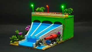 Hydroelectric Dam Working Model [upl. by Nilad857]