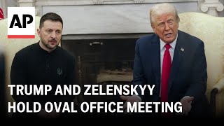 Trump and Zelenskyy hold Oval Office meeting [upl. by Aryad]