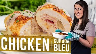 Classic Chicken Cordon Bleu Baked or Fried [upl. by Alikee722]