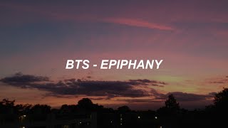 BTS 방탄소년단 Epiphany Easy Lyrics [upl. by Yanaton945]