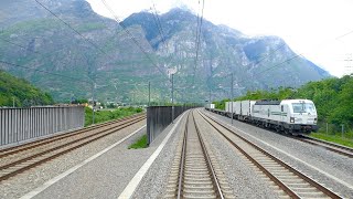 ★ 🇨🇭Cab Ride Basel  Bellinzona Switzerland 052019 [upl. by Beaver189]