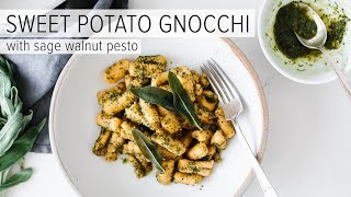 SWEET POTATO GNOCCHI  glutenfree  paleo [upl. by Ashia28]