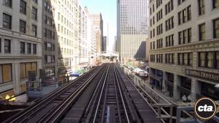 CTA Ride the Rails Brown Line in Real Time [upl. by Raf356]