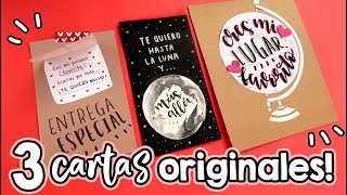 3 TARJETAS ORIGINALES para tu NOVIOMEJOR AMIGA💕 Especial del día del AMOR y la AMISTAD [upl. by Garwood]