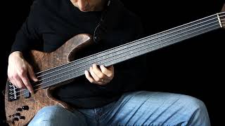 Fretless Bass Solo  At The Helm [upl. by Tome]