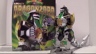 Legacy Dragonzord UnboxingReview Mighty Morphin Power Rangers [upl. by Ifar]