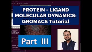 Molecular Dynamics Tutorial  ProteinLigand Complex GROMACS  PART 3 [upl. by Ahsineg]