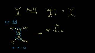 Hydrogenation  Alkenes and Alkynes  Organic chemistry  Khan Academy [upl. by Fulvia271]