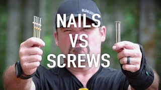 Nails Vs Screws  Dr Decks [upl. by Hay953]