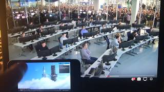 Falcon Heavy Reactions at SpaceX Mission Control [upl. by Cronin377]