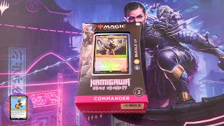 Kamigawa Neon Dynasty Commander Deck Buckle Up Unboxed [upl. by Tuesday]