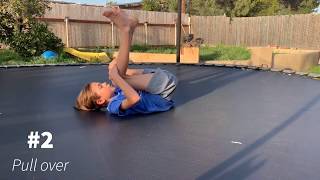 3 beginner trampoline tricks Easy [upl. by Atla]