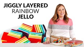 How to Make Rainbow Jello [upl. by Hanauq]