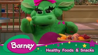 Barney  Eating Healthy With Barney  Healthy Habits [upl. by Nilam]