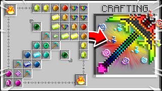 How to Craft a 1000000 GOD Pickaxe  Minecraft 115 Crafting Recipe [upl. by Pentha172]