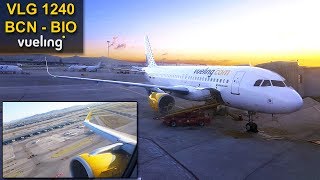 TRIP REPORT  Barcelona  Bilbao  VUELING NEW A321  BEST LIGHT EVER [upl. by Linoel]