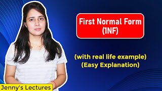 Lec 10 First Normal Form in DBMS  1NF with example  Normalization in DBMS [upl. by Liv157]