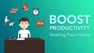 5 Productivity Tips for Working from Home  Brian Tracy [upl. by Solhcin233]