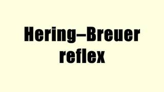 Hering–Breuer reflex [upl. by Neeluj]